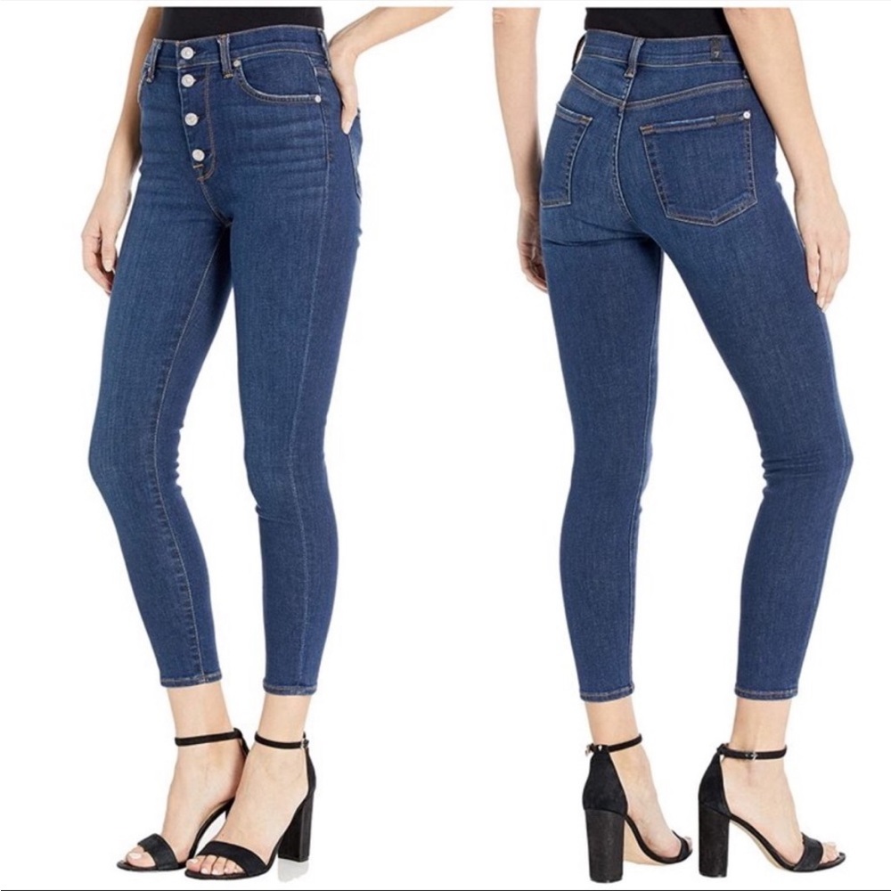 NWT 7 for All Mankind High Waist Skinny Jean